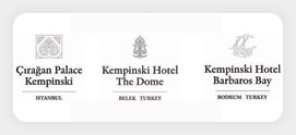 Kempinski Hotels, Istanbul,Antalya,Bodrum